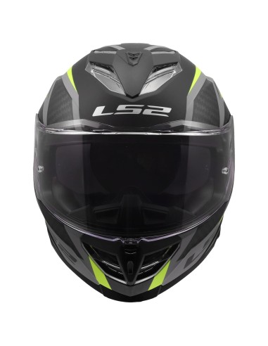 Casco LS2 FF818 Storm III Dynamo | Negro y amarillo fluor