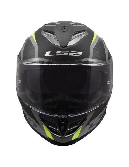 Casco LS2 FF818 Storm III Dynamo | Negro y amarillo fluor