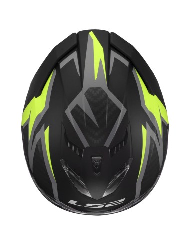 Casco LS2 FF818 Storm III Dynamo | Negro y amarillo fluor