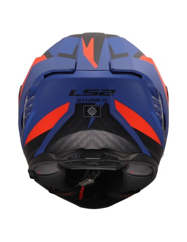 Casco LS2 FF818 Storm III Dynamo | Azul y rojo