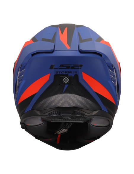 Casco LS2 FF818 Storm III Dynamo | Azul y rojo
