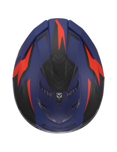 Casco LS2 FF818 Storm III Dynamo | Azul y rojo