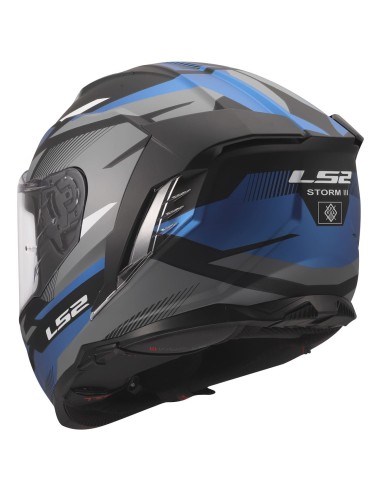Casco LS2 FF818 Storm III Komai | Negro y azul