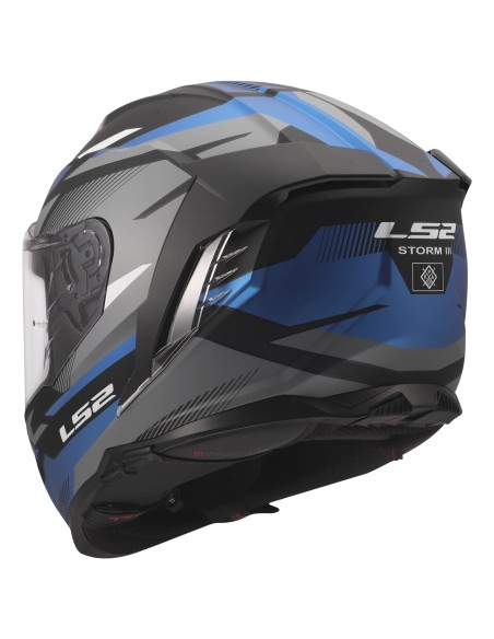 Casco LS2 FF818 Storm III Komai | Negro y azul