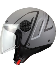 Casco LS2 OF558 Sphere Lux II Minim | Negro y gris