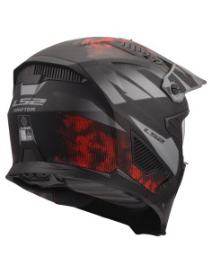 Casco LS2 OF606 Drifter Gas | Mate-Gris y rojo 2