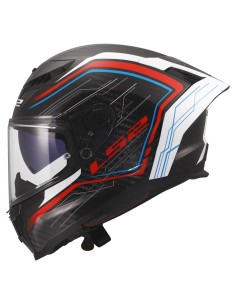 Casco LS2 FF807 Dragon Subic | Blanco-azul-rojo