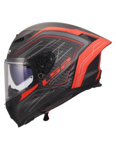 Casco LS2 FF807 Dragon Subic | Rojo