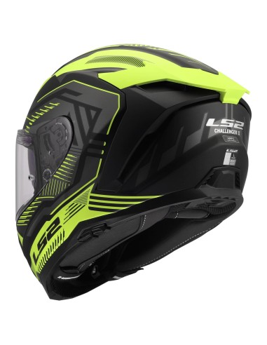 Casco LS2 FF817 Challenger II Dravix | Amarillo fluor