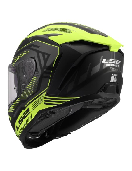 Casco LS2 FF817 Challenger II Dravix | Amarillo fluor