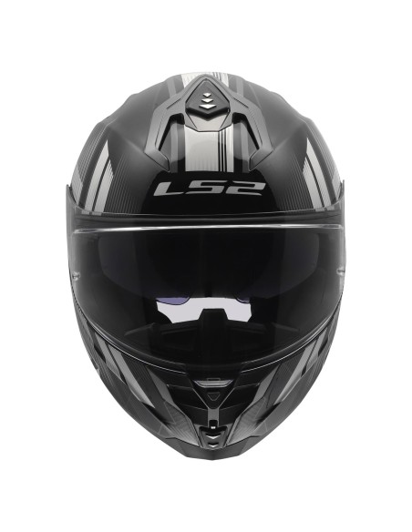 Casco LS2 FF817 Challenger II Nitro | Negro y gris