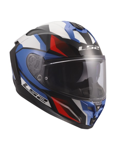 Casco LS2 FF817 Challenger II Viper | Blanco-azul-rojo