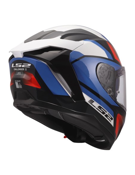 Casco LS2 FF817 Challenger II Viper | Blanco-azul-rojo