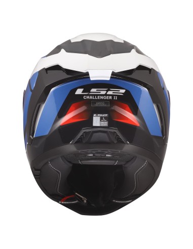 Casco LS2 FF817 Challenger II Viper | Blanco-azul-rojo