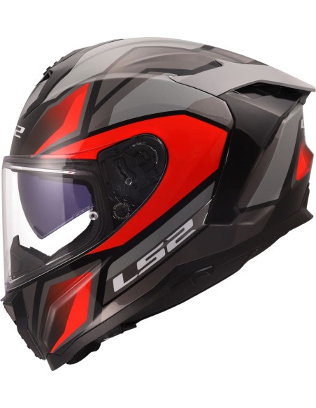 Casco LS2 FF817 Challenger II Viper | Gris y rojo