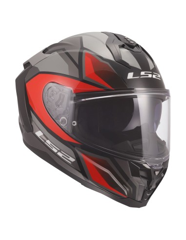 Casco LS2 FF817 Challenger II Viper | Gris y rojo