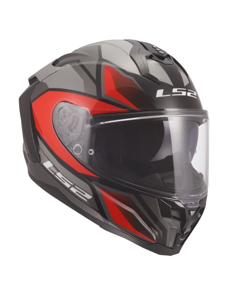 Casco LS2 FF817 Challenger II Viper | Gris y rojo