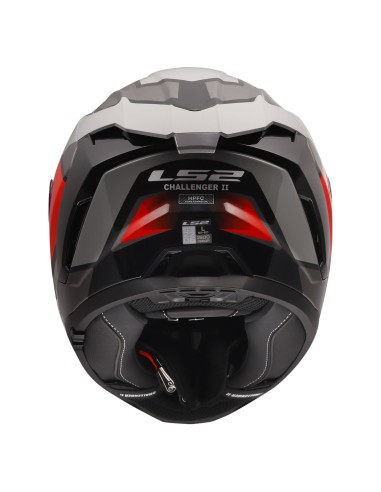 Casco LS2 FF817 Challenger II Viper | Gris y rojo