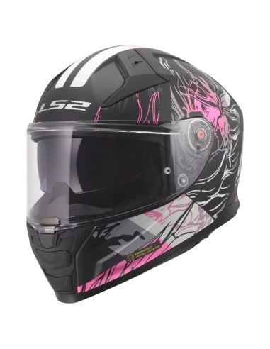 Casco LS2 FF811 Vector II Darflo | Mate-Negro y rosa