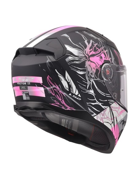 Casco LS2 FF811 Vector II Darflo | Mate-Negro y rosa