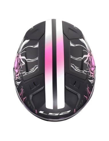 Casco LS2 FF811 Vector II Darflo | Mate-Negro y rosa