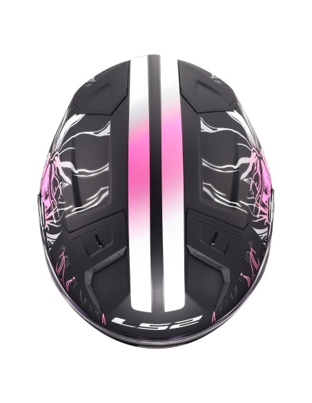 Casco LS2 FF811 Vector II Darflo | Mate-Negro y rosa