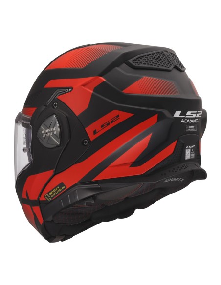 Casco LS2 FF901 Advant X Nova | Mate-Negro y rojo