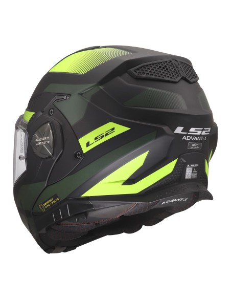 Casco LS2 FF901 Advant X Nova | Mate-Negro y amarillo fluor