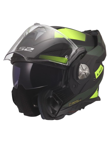 Casco LS2 FF901 Advant X Nova | Mate-Negro y amarillo fluor