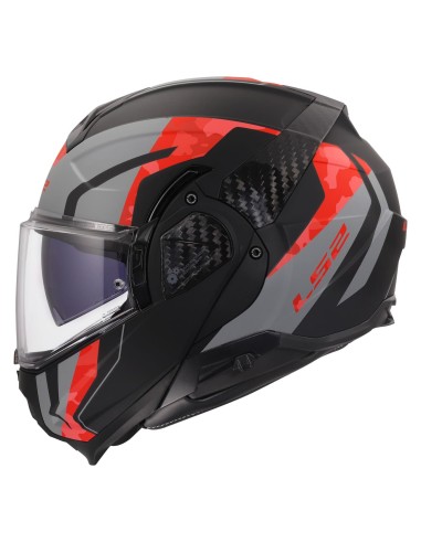 Casco LS2 FF910 Advant II Glide | Negro-gris-rojo