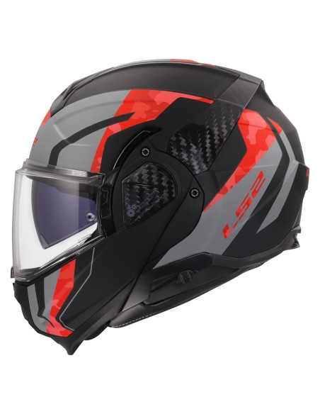 Casco LS2 FF910 Advant II Glide | Negro-gris-rojo