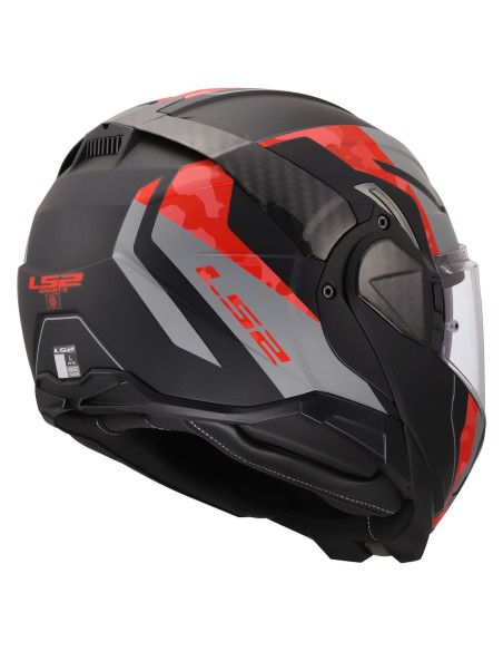 Casco LS2 FF910 Advant II Glide | Negro-gris-rojo