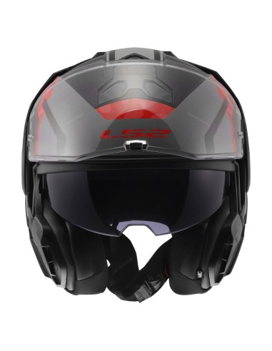 Casco LS2 FF910 Advant II Glide | Negro-gris-rojo