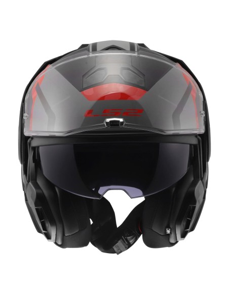 Casco LS2 FF910 Advant II Glide | Negro-gris-rojo