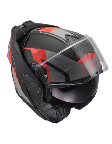 Casco LS2 FF910 Advant II Glide | Negro-gris-rojo