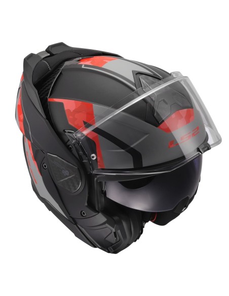 Casco LS2 FF910 Advant II Glide | Negro-gris-rojo