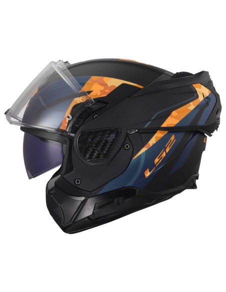 Casco LS2 FF910 Advant II Glide | Mate-Negro y naranja