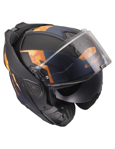 Casco LS2 FF910 Advant II Glide | Mate-Negro y naranja