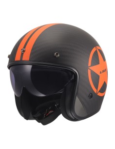 Casco LS2 OF601 Bob II C Star | Mate-Naranja 2