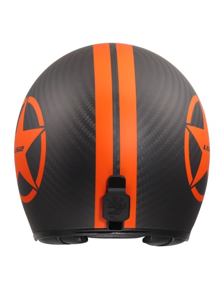 Casco LS2 OF601 Bob II C Star | Mate-Naranja