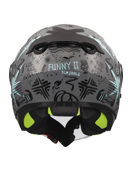 Casco LS2 Of622 engraçado II rabisco