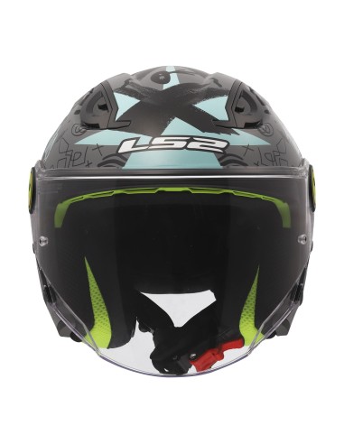 Casco LS2 Of622 engraçado II rabisco