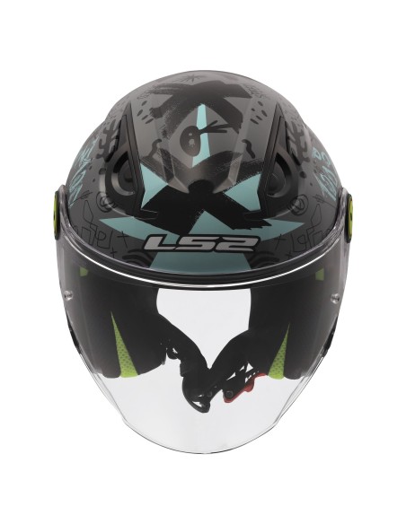 Casco LS2 Of622 engraçado II rabisco