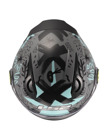 Casco LS2 Of622 engraçado II rabisco