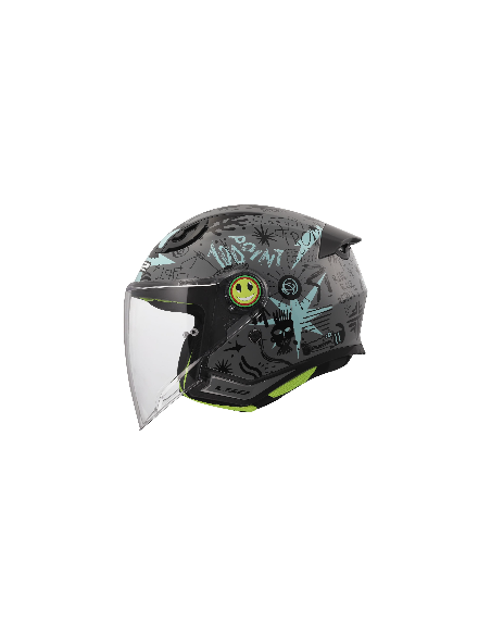 Casco LS2 Of622 engraçado II rabisco