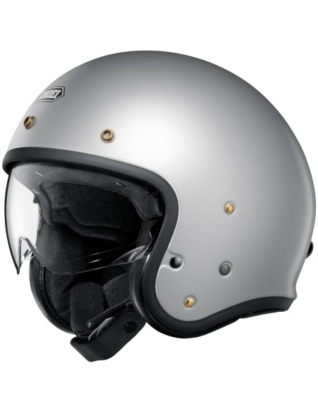 Casco Shoei J.O 2 Solid | Mate-Plata