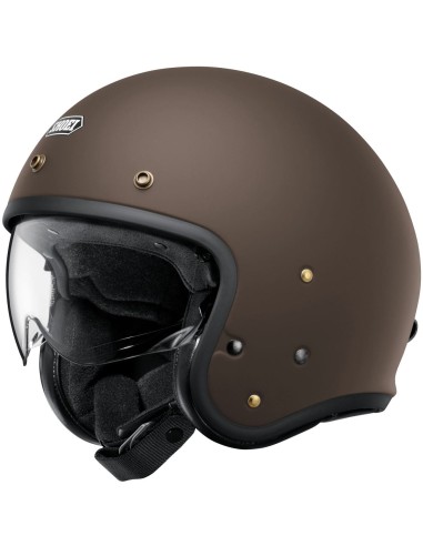 Casco Shoei J.O 2 Solid | Mate-Marrón