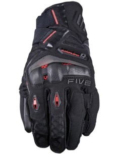 Guantes Five TFX1 Airflow | Negro y rojo fluor