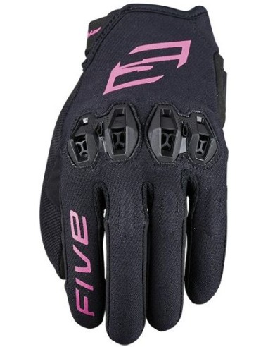Guantes Five Tricks Woman | Negro y rosa