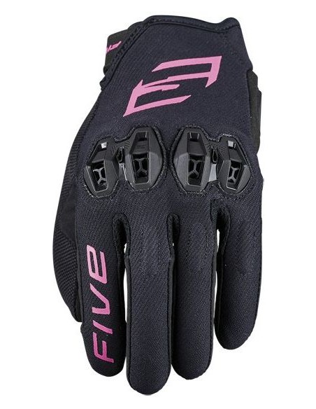 Guantes Five Tricks Woman | Negro y rosa
